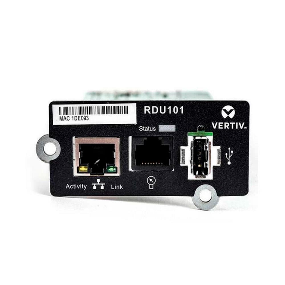 Tarjeta de comunicación Liebert IntelliSlot RDU101 para equipos Vertiv, vista 1