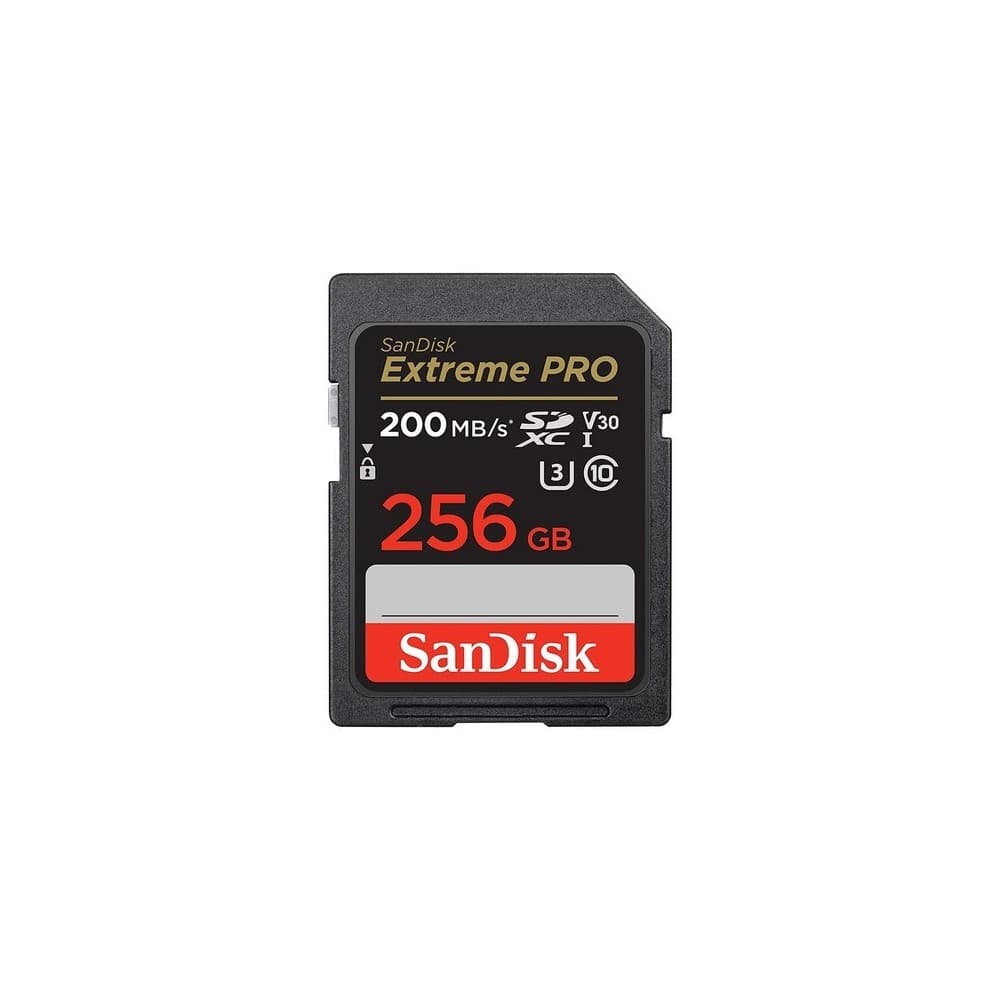Tarjeta SD SanDisk 256GB Extreme PRO, vista 1