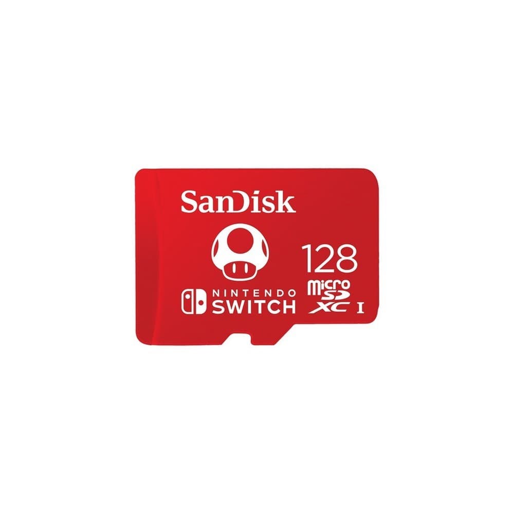 Tarjeta microSD SanDisk 128GB Nintendo Switch UHS-I 100MB/s, vista 1