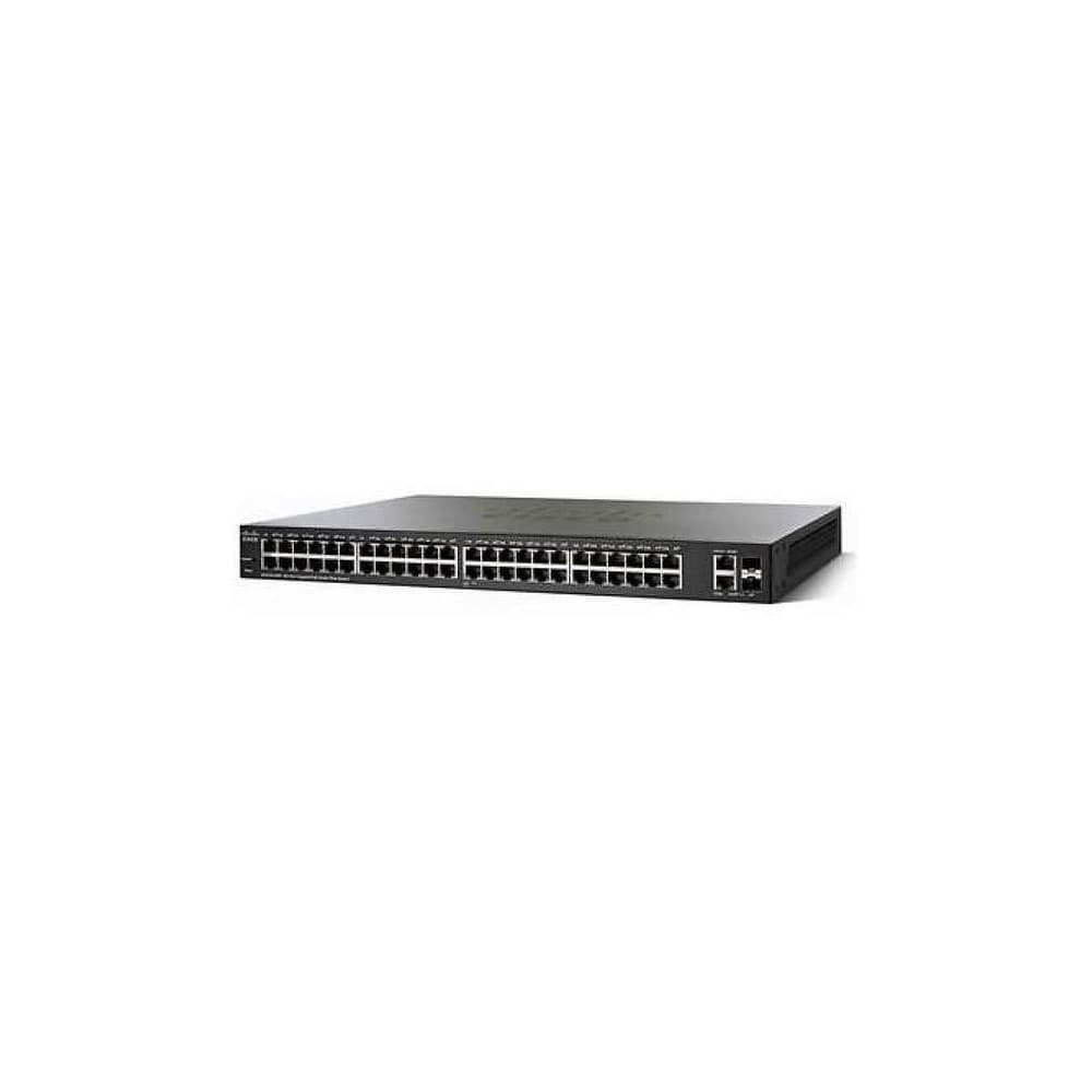 SG220-50P 50-Port Gigabit PoE Smart Plus Switch, vista 1