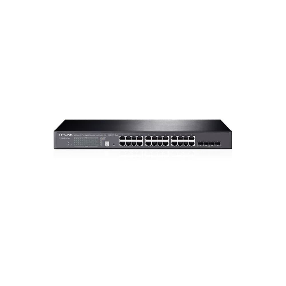JetStream™ 28-port Pure-Gigabit L2+ Smart Switch, 24 10/100/1000Mbps RJ45 ports including 4 Fixed Gi, vista 1