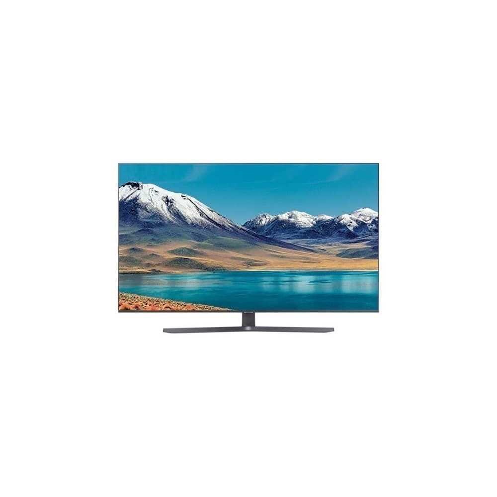 Televisor Samsung FLAT LED Smart TV 55 pulgadas Crystal UHD 4K /3,840 x 2,160 / DVB-T2 / Bluetooth/ AirPlay 2 / Bixby desde el control /modo ambiente/ Modo Juego/ HDMI x 3/ USB x2 / dual led/ abre y edita archivos de Office/ Comparte contenido en un toque/ Division de pantalla con el celular/ preparado para hogar inteligente/ Garantía 1 año, vista 1
