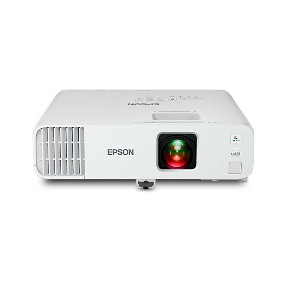 Videoproyector Epson PowerLite L200X Láser /Tecnología: 3LCD de 3 chips/4.200 lúmenes en Blanco y Color - Resolución XGA 1024 x 768 pixeles (proporciona soporte inalámbrico y Miracast® integrado), vista 1