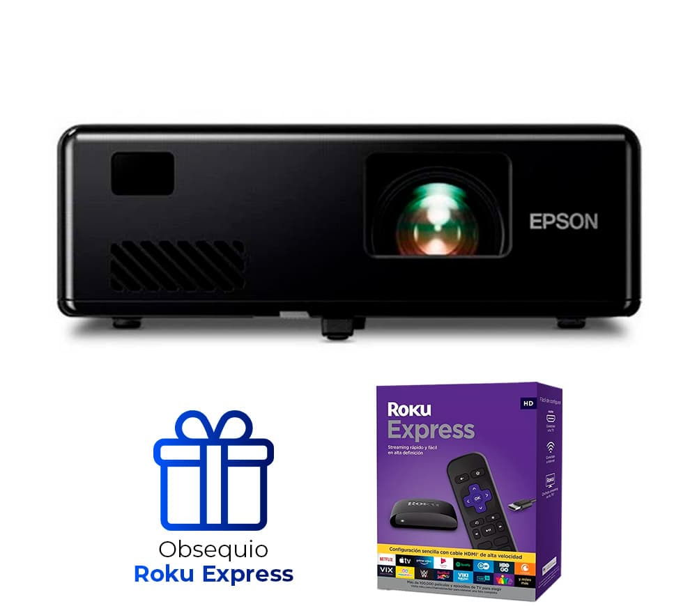 Video Proyector Epson Mini EF - 11 / Tecnología: Micro laser /(1.000 lumens en Blanco y Color - Resolución FHD 1920*1080 px), vista 1
