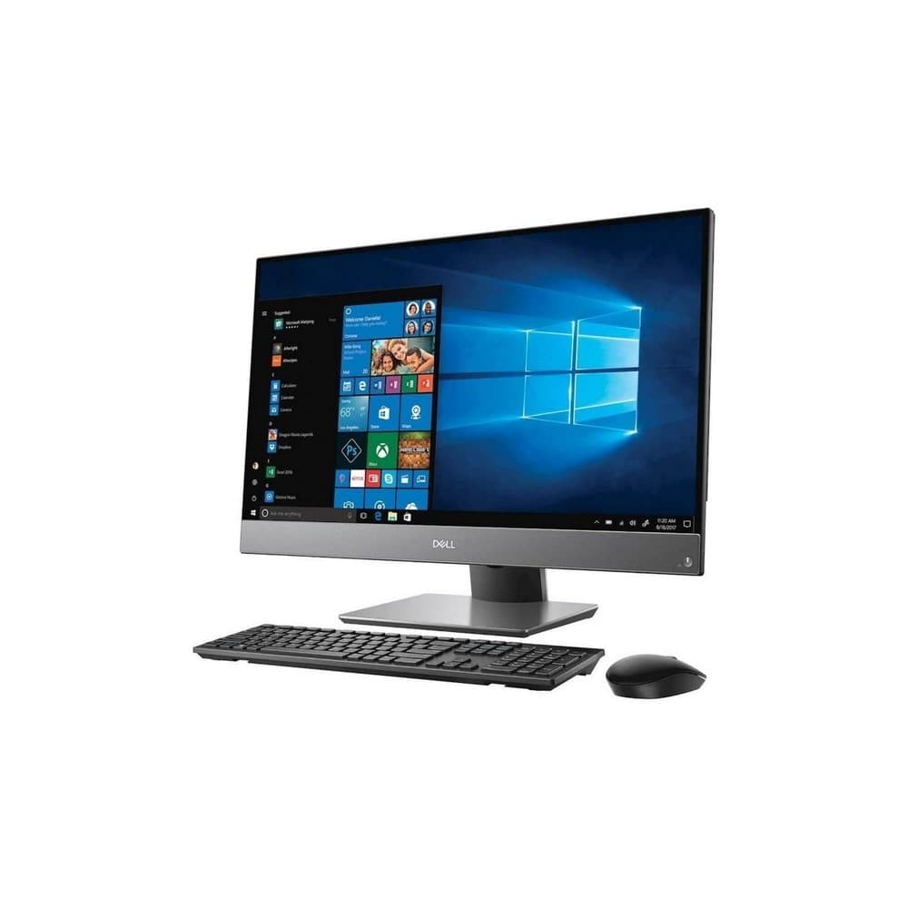 PC OptiPlex 7470 AIO 23.823.8" FHD 1920x1080 IPS, intel Core i7-9700 Memoria 16GB 2X8GB /1TB , ntel Wireless-AC 9560, Dual-band 2x2 802.11ac Wi-Fi with MU-MIMO + Bluetooth 5, Win 10 Pro, Basic Stand,, vista 1