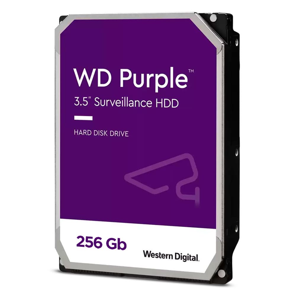 Disco Duro Western Digital PURPLE 6TB 5640RPM SATA 6Gbs Cache 256 MB 3,5in videovigilancia trabajo 24/7, vista 1