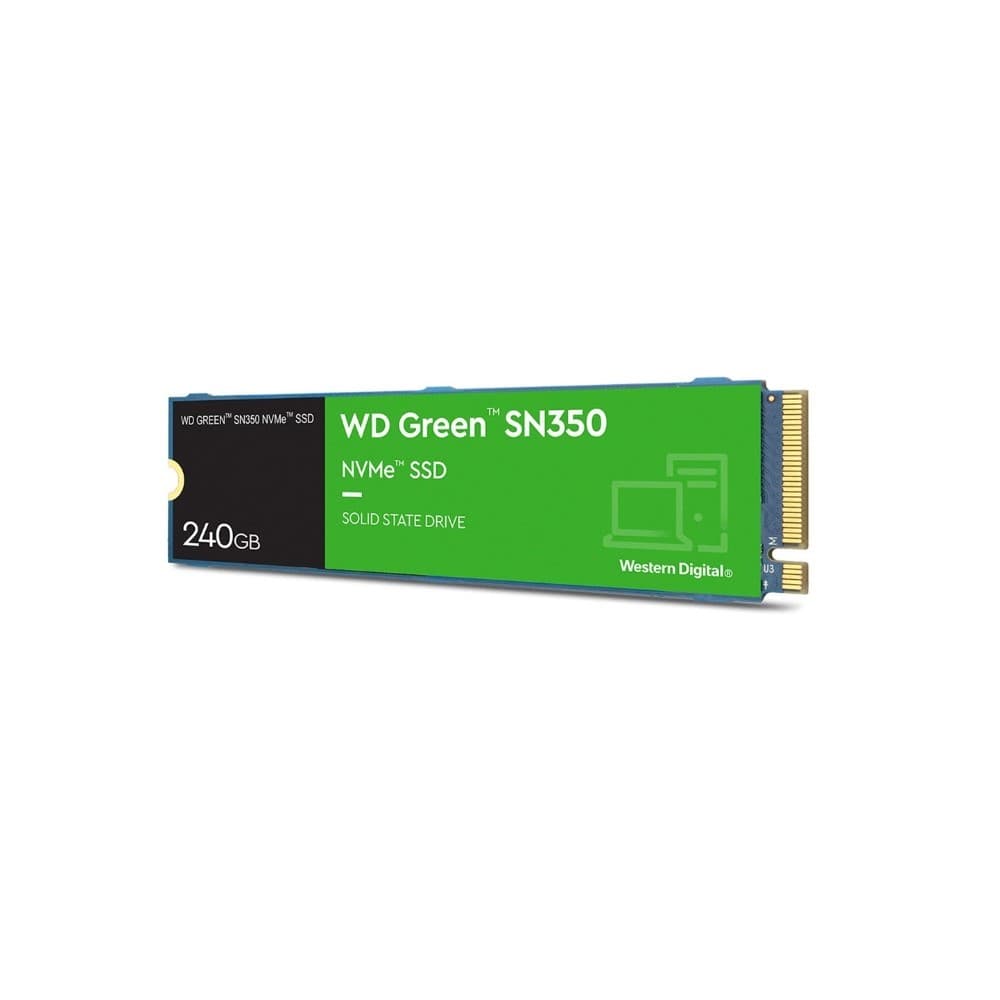 Unidad de estado sólido SSD Western Digital Green SN350 240GB M.2 PCIe NVMe, vista 1